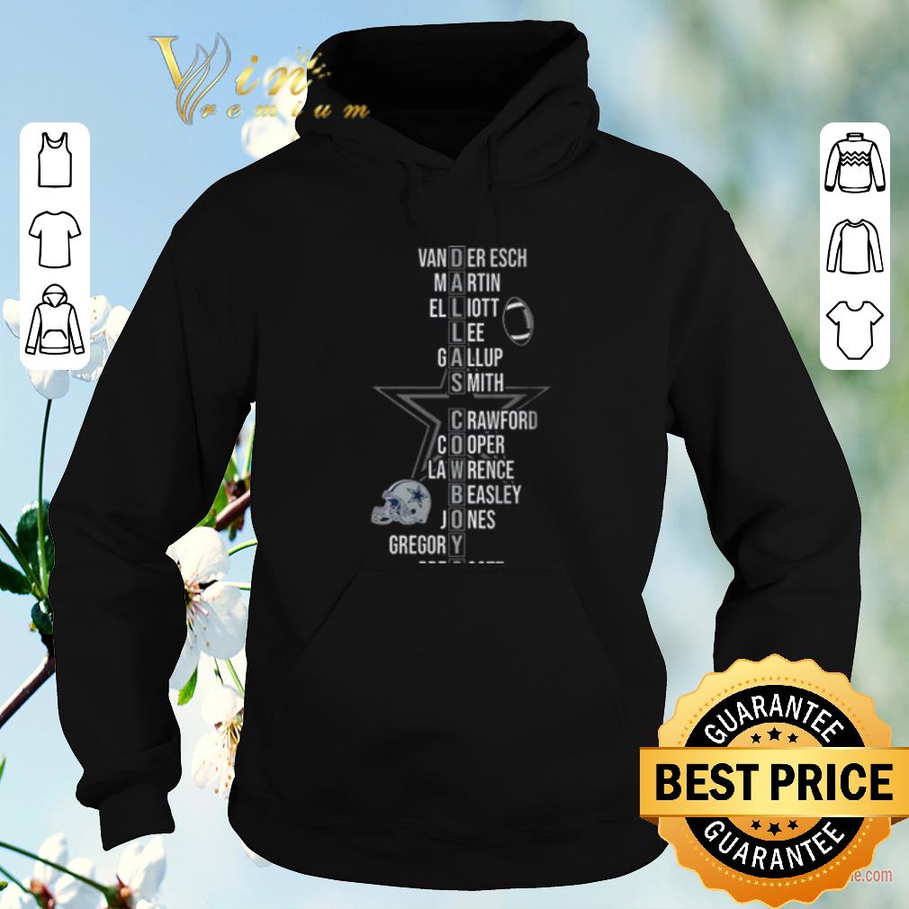 Pretty Dallas Cowboys Vander Esch Martin Elliott Lee Gallup Smith shirt sweater 4 - Pretty Dallas Cowboys Vander Esch Martin Elliott Lee Gallup Smith shirt sweater