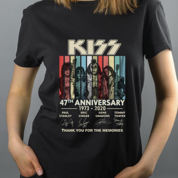 Pretty Kiss 47th anniversary thank you for the memories vintage shirt 4 - Pretty Kiss 47th anniversary thank you for the memories vintage shirt