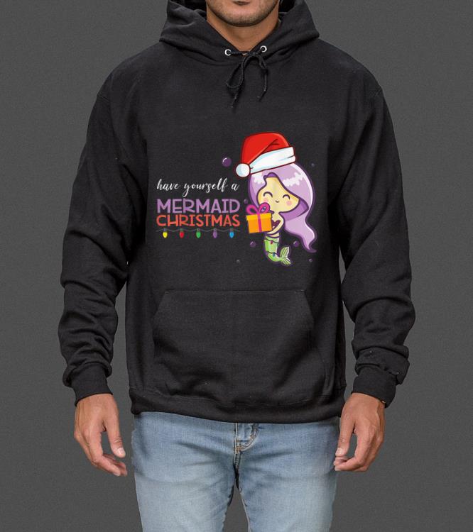 Pretty Merry Mermaid Christmas Funny Kids Boys Girls sweater 4 - Pretty Merry Mermaid Christmas Funny Kids Boys Girls sweater