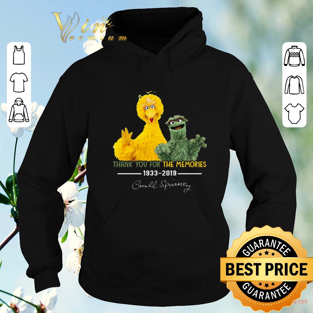 Pretty Sesame Street thank you for the memories 1933 2019 Caroll Spinney shirt sweater 4 - Pretty Sesame Street thank you for the memories 1933 2019 Caroll Spinney shirt sweater