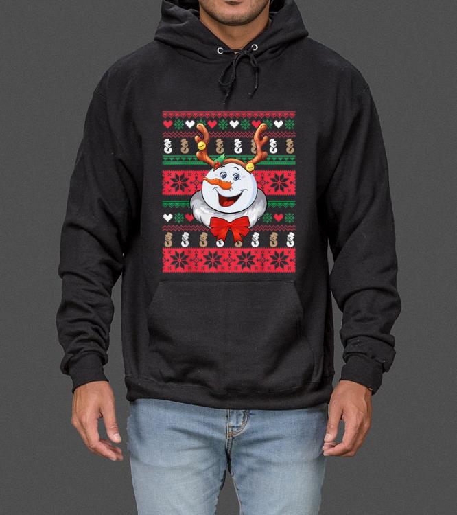 Pretty Snowman Reindeer Ugly Christmas sweater 4 - Pretty Snowman Reindeer Ugly Christmas sweater
