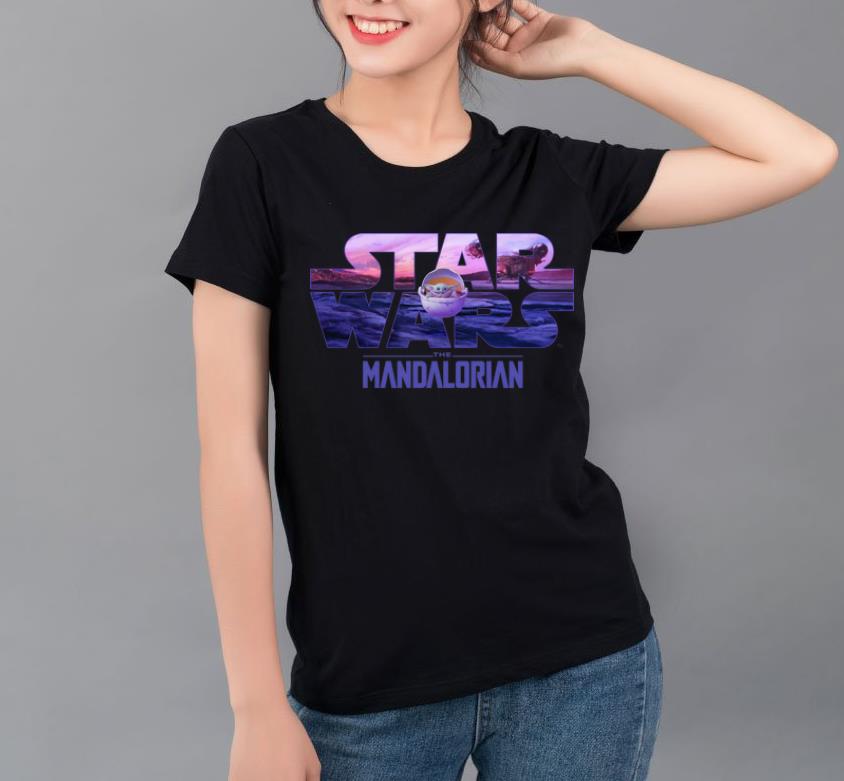Pretty Star Wars The Mandalorian Baby Yoda Logo shirt Pretty Star Wars The Mandalorian Baby Yoda Logo shirt 4 - Pretty Star Wars The Mandalorian Baby Yoda Logo shirt