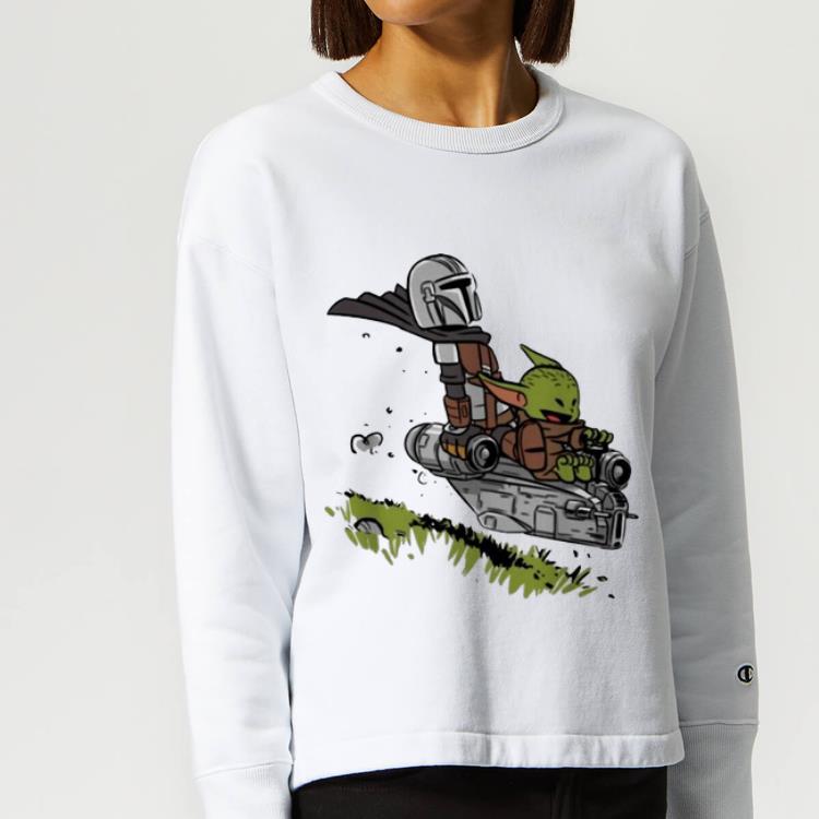 Pretty The Mandalorian Vault Mando And Baby Yoda shirt 4 - Pretty The Mandalorian Vault Mando And Baby Yoda shirt