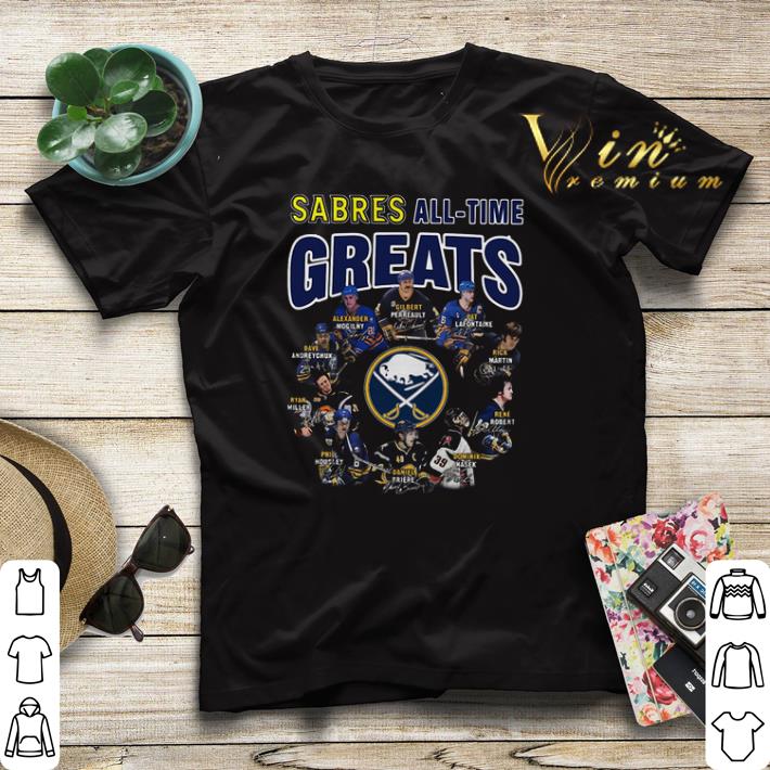 Signatures Buffalo Sabres all time greats player shirt Signatures Buffalo Sabres all time greats player shirt 4 - Signatures Buffalo Sabres all time greats player shirt