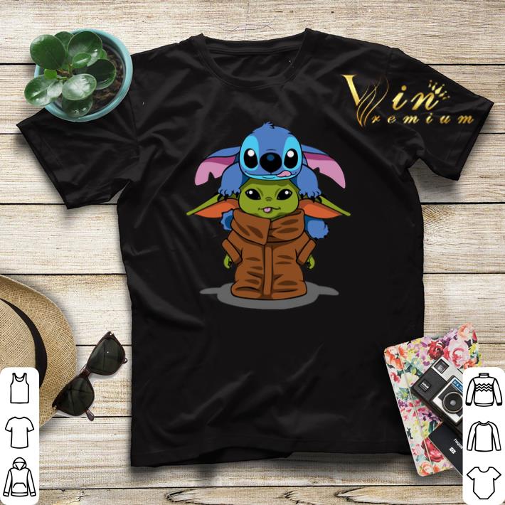 Star Wars Baby Stitch and Baby Yoda Disney shirt sweater 4 - Star Wars Baby Stitch and Baby Yoda Disney shirt sweater