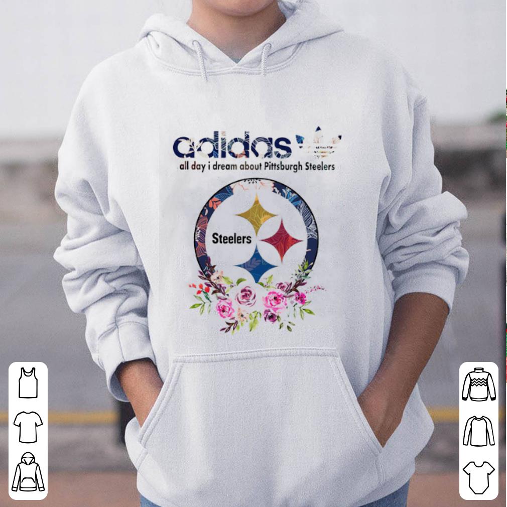 Top Adidas all day I dream about Pittsburgh Steelers shirt 4 - Top Adidas all day I dream about Pittsburgh Steelers shirt