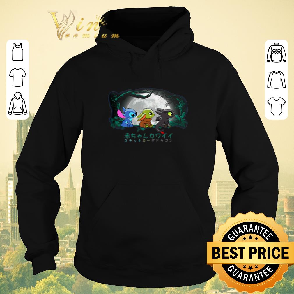 Top Baby Yoda Baby Stitch and Baby Toothless Disney shirt sweater 4 - Top Baby Yoda Baby Stitch and Baby Toothless Disney shirt sweater