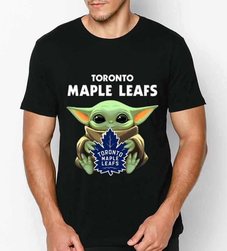 Top Baby Yoda Hug Toronto Maple Leafs NHL shirt 4 - Top Baby Yoda Hug Toronto Maple Leafs NHL shirt
