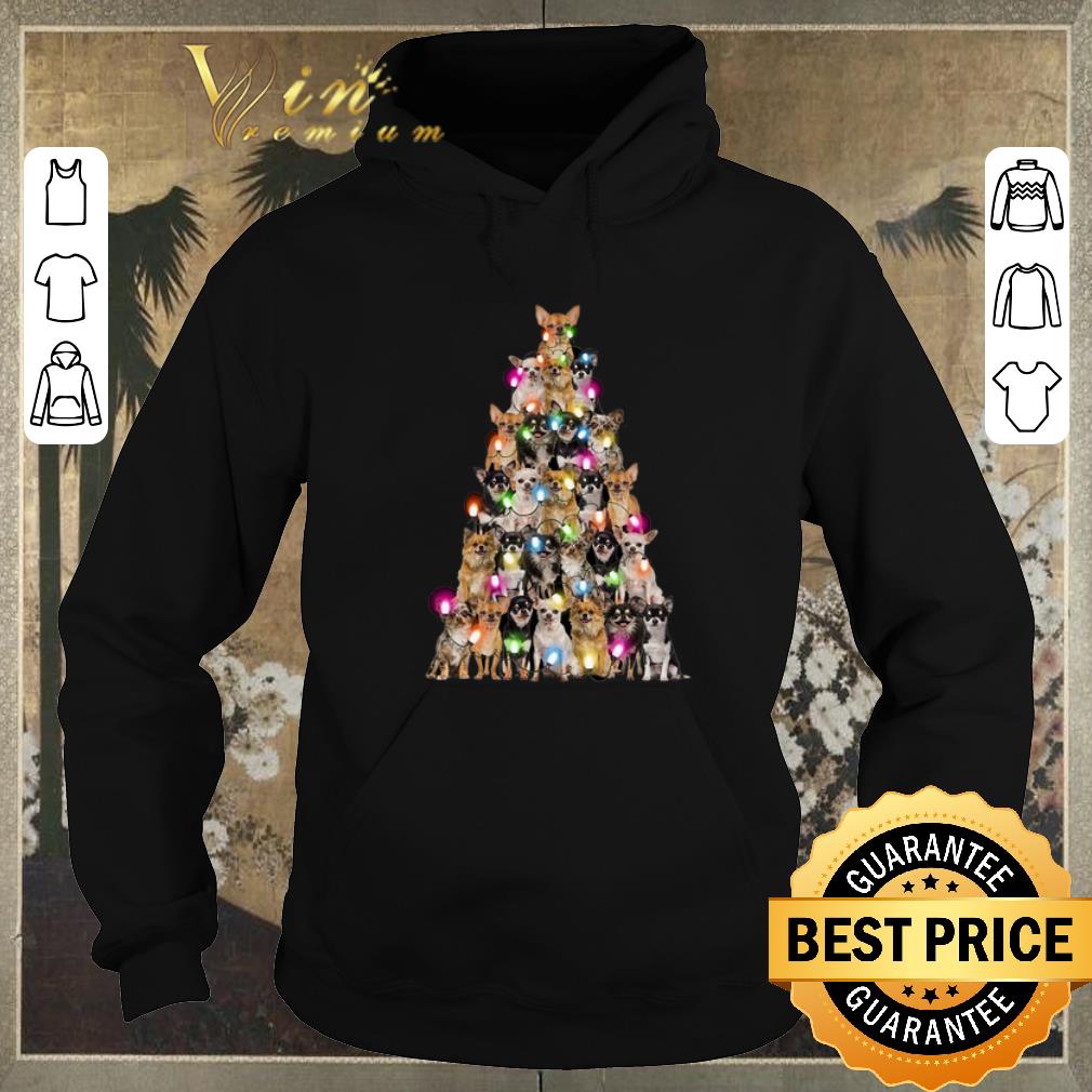 Top Chihuahua Christmas light Christmas tree shirt 4 - Top Chihuahua Christmas light Christmas tree shirt
