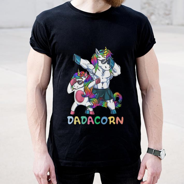 Top Rainbow Unicorn Dabbing Father Dadacorn shirt 4 - Top Rainbow Unicorn Dabbing Father Dadacorn shirt
