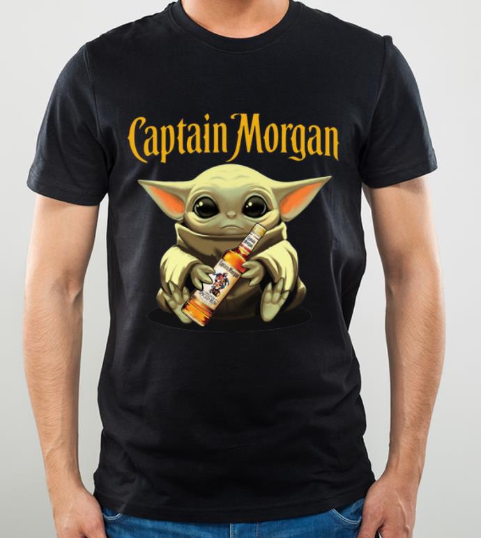 Top Star Wars Baby Yoda Hug Captain Morgan shirt 4 - Top Star Wars Baby Yoda Hug Captain Morgan shirt