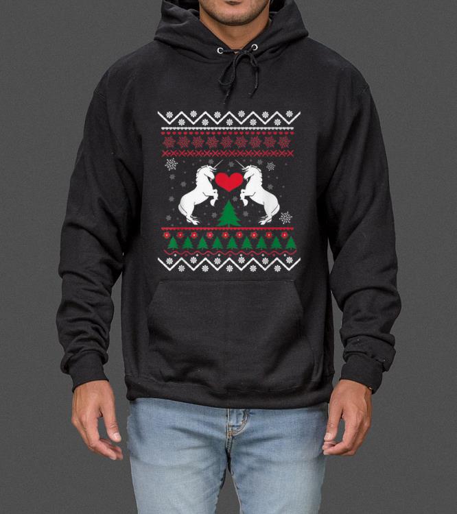 Top Unicorn Ugly Christmas Sweater With Xmas Trees sweater 4 - Top Unicorn Ugly Christmas Sweater With Xmas Trees sweater