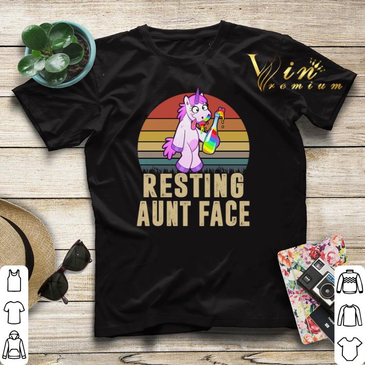 Unicorn Resting Aunt Face Vintage shirt sweater Unicorn Resting Aunt Face Vintage shirt sweater 4 - Unicorn Resting Aunt Face Vintage shirt sweater