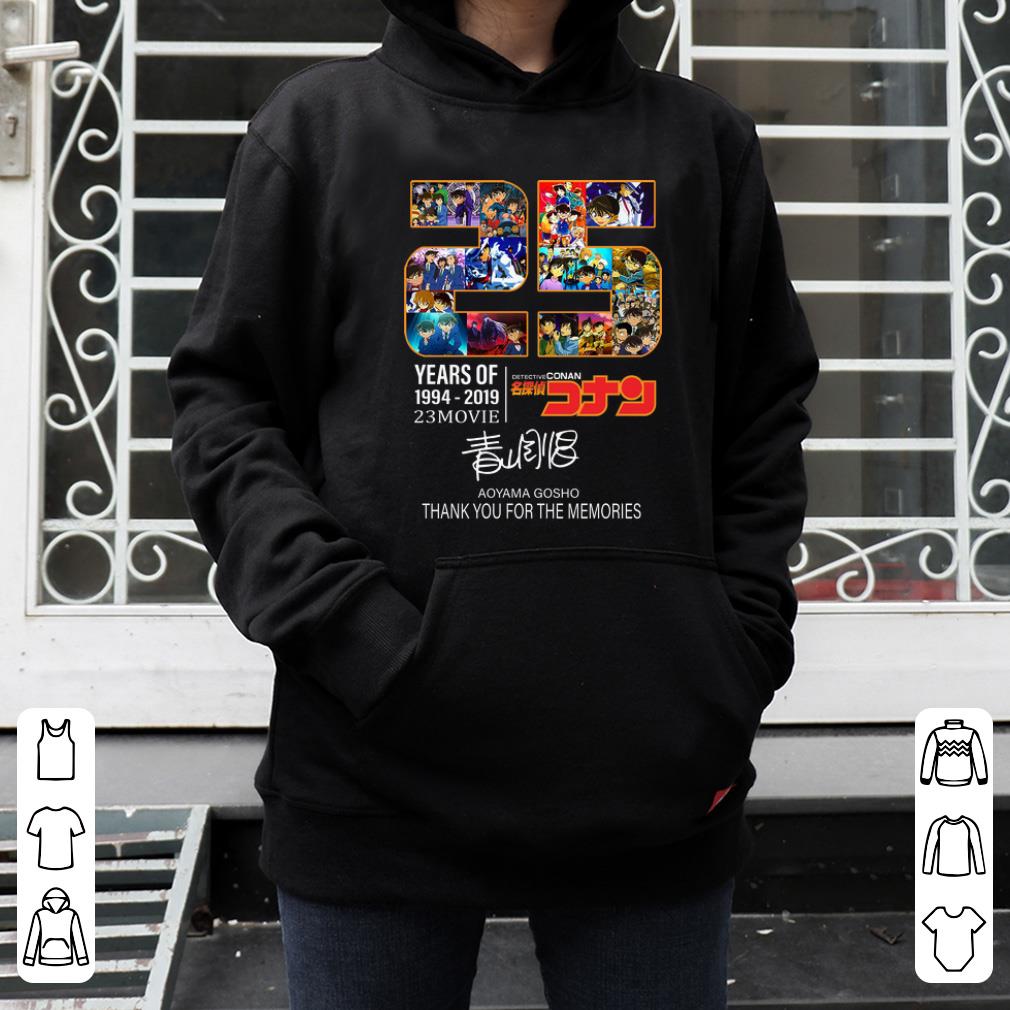 Awesome 25 Years Of Detective Conan 1994 2019 Thank You For The Memories shirt 4 1 - Awesome 25 Years Of Detective Conan 1994-2019 Thank You For The Memories shirt