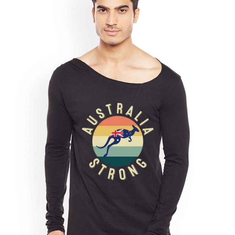 Awesome Australia Strong Kangaroo Pray For Australia Retro shirt 4 - Awesome Australia Strong Kangaroo Pray For Australia Retro shirt