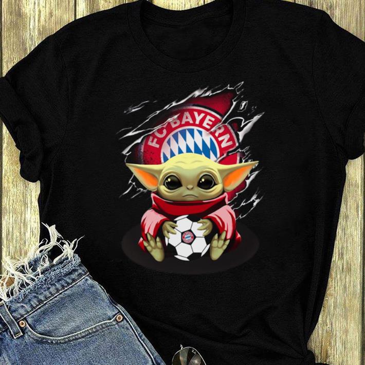 Awesome Baby Yoda Blood Inside Bayern München shirt 4 - Awesome Baby Yoda Blood Inside Bayern München shirt