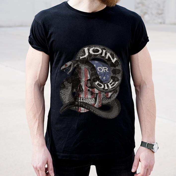 Awesome Join Or Die Snake Skull American Flag shirt 4 - Awesome Join Or Die Snake Skull American Flag shirt