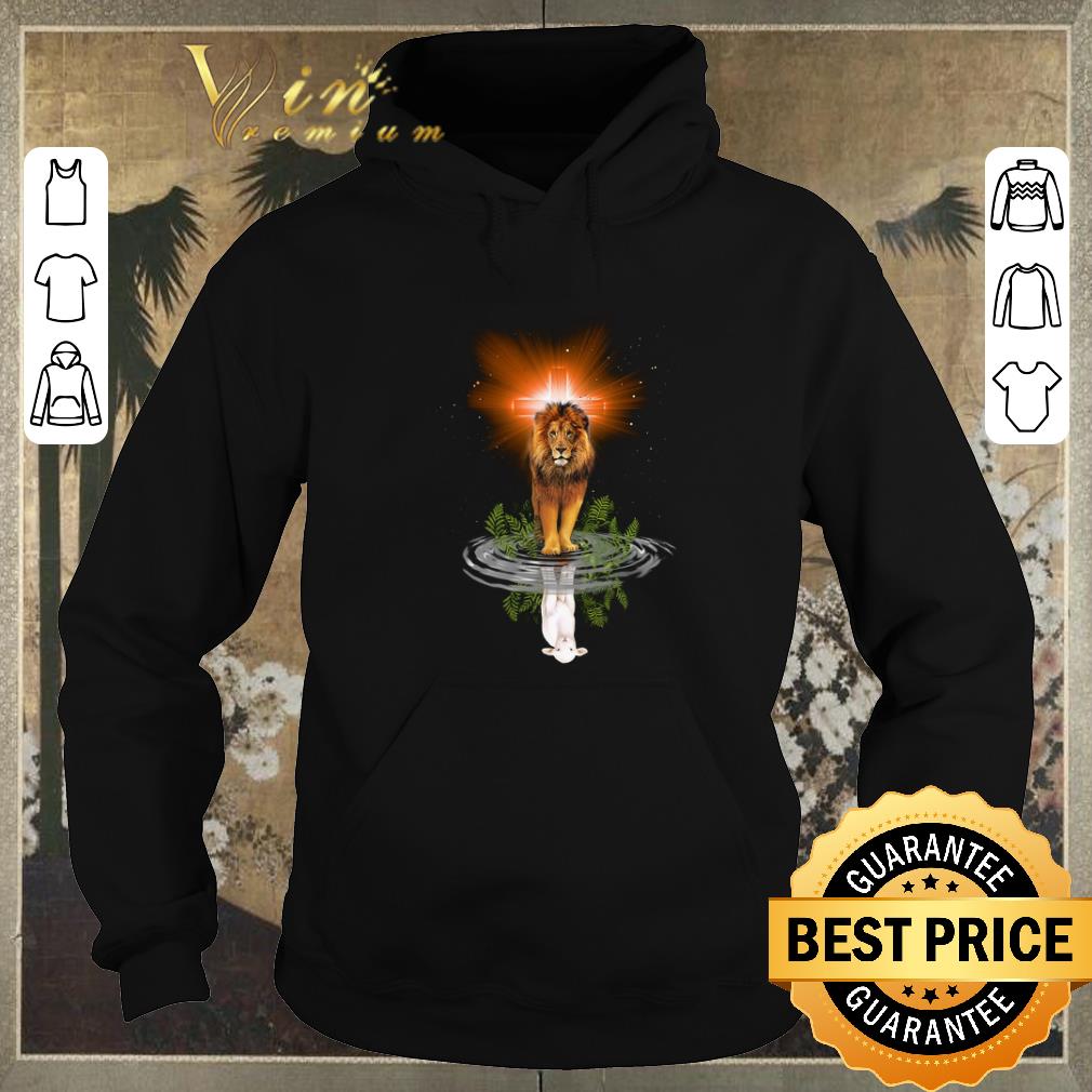 Awesome Lion Cross Jesus reflection water mirror sheep shirt sweater Awesome Lion Cross Jesus reflection water mirror sheep shirt sweater 4 - Awesome Lion Cross Jesus reflection water mirror sheep shirt sweater