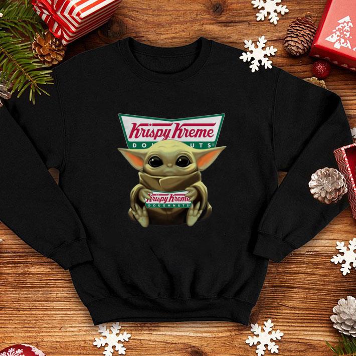 Baby Yoda hug Krispy Kreme Doughnuts Star Wars shirt 4 - Baby Yoda hug Krispy Kreme Doughnuts Star Wars shirt