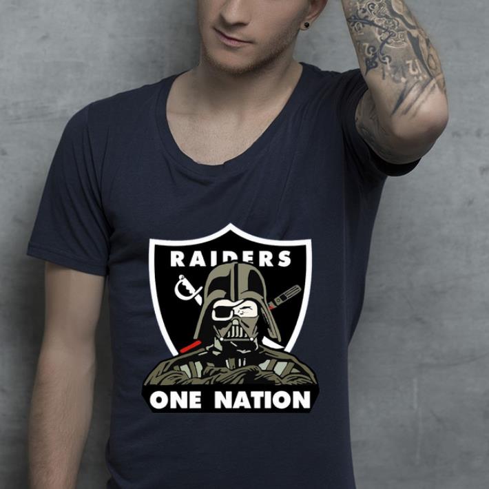 Beautiful Darth Vader Oakland Raiders One Nation shirt 4 - Beautiful Darth Vader Oakland Raiders One Nation shirt