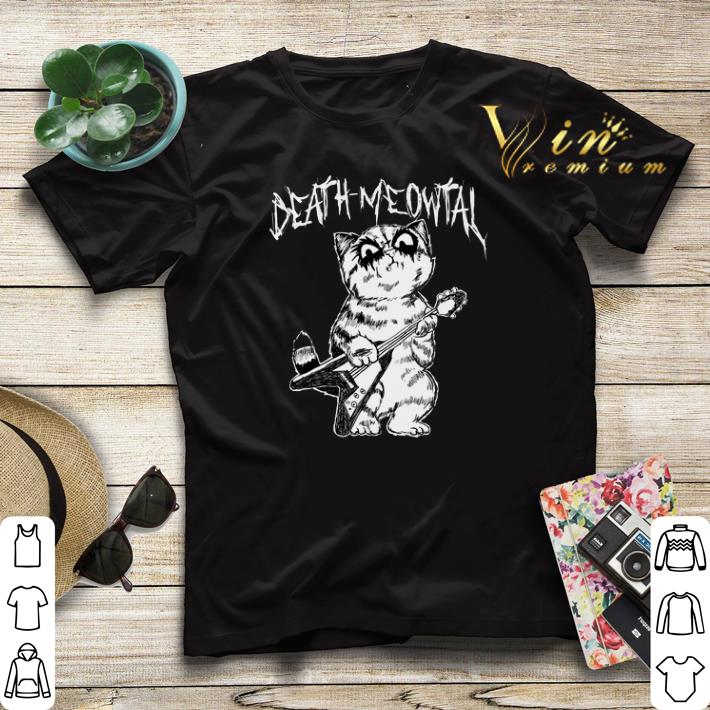 Death Meowtal Death Metal shirt sweater 4 - Death Meowtal Death Metal shirt sweater