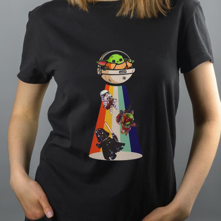 Great Star Wars Darth Vader Baby Yoda Ufo shirt 4 - Great Star Wars Darth Vader Baby Yoda Ufo shirt