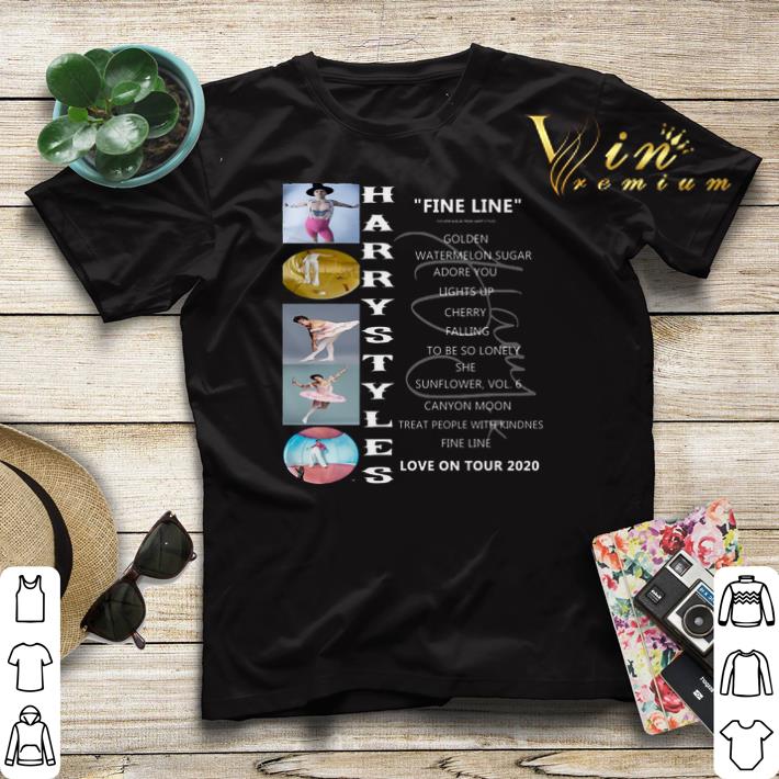 Harry Styles list songs fine line love on tour 2020 autographed shirt sweater Harry Styles list songs fine line love on tour 2020 autographed shirt sweater 4 - Harry Styles list songs fine line love on tour 2020 autographed shirt sweater
