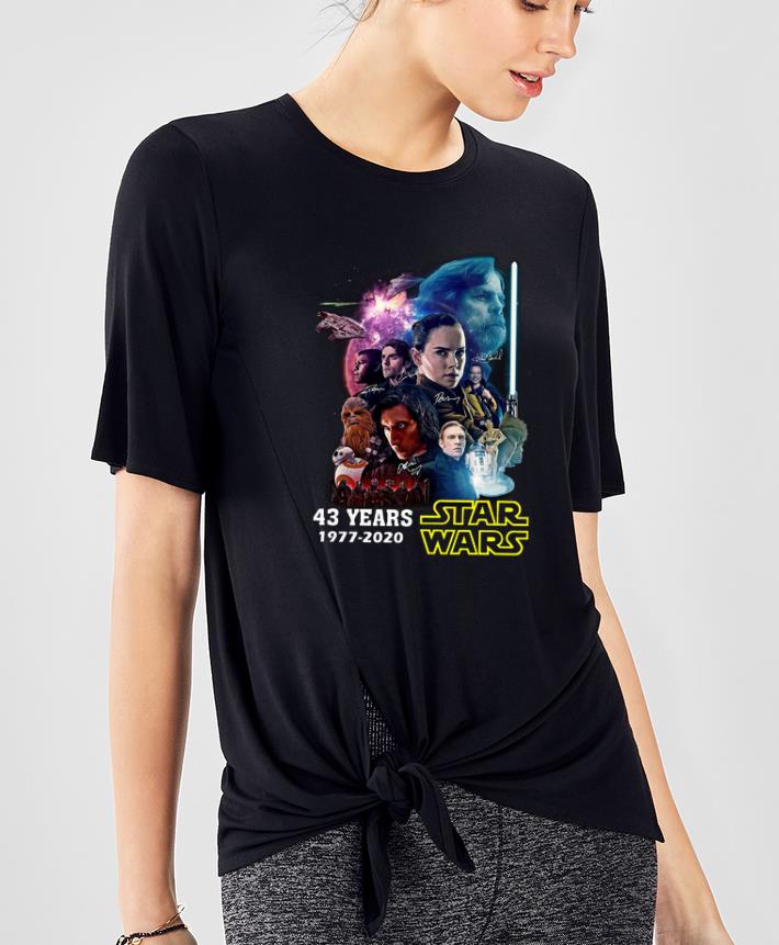 Hot 43 Years Of Star Wars 1977 2020 shirt 4 - Hot 43 Years Of Star Wars 1977-2020 shirt