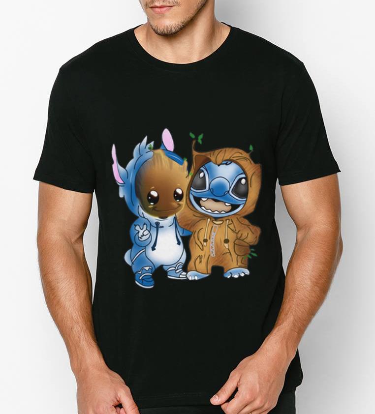 Hot Baby Groot And Stitch shirt 4 - Hot Baby Groot And Stitch shirt