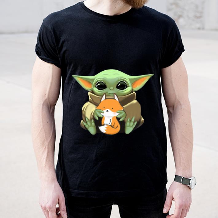 Hot Baby Yoda Hug Fox shirt 4 - Hot Baby Yoda Hug Fox shirt