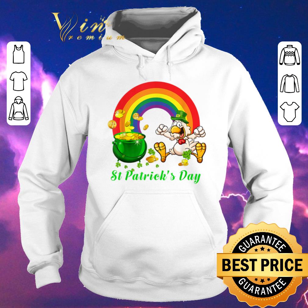 Hot Chicken St Patrick s Day Rainbow LGBT shirt sweater 4 - Hot Chicken St. Patrick's Day Rainbow LGBT shirt sweater