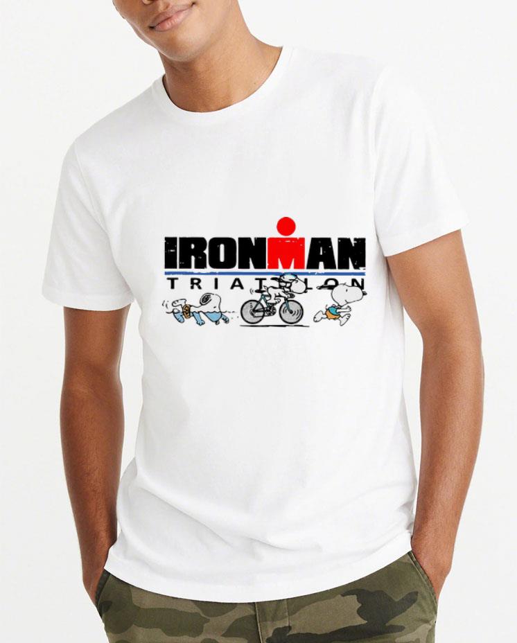 Hot Triathlon World Triathlon Corporation Snoopy Ironman shirt 4 - Hot Triathlon World Triathlon Corporation Snoopy Ironman shirt