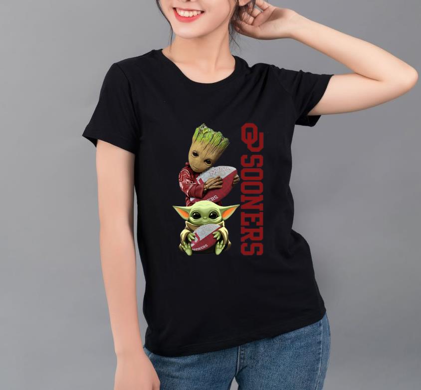 Nice Baby Groot And Baby Yoda Hug Oklahoma Sooners shirt 4 - Nice Baby Groot And Baby Yoda Hug Oklahoma Sooners shirt