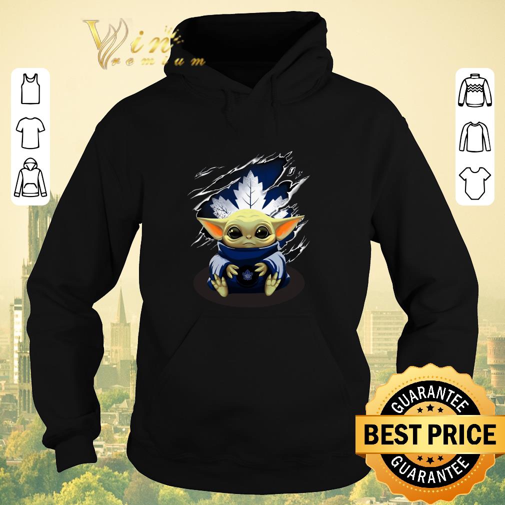 Nice Star Wars Baby Yoda Blood Inside Toronto Maple Leafs shirt sweater 4 - Nice Star Wars Baby Yoda Blood Inside Toronto Maple Leafs shirt sweater