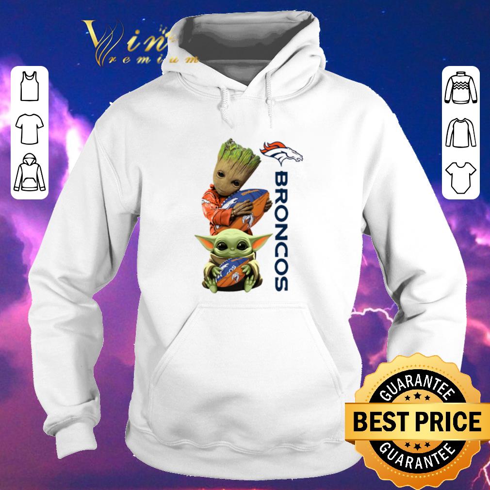 Official Baby Groot And Baby Yoda Hug Denver Broncos Star Wars shirt sweater 4 - Official Baby Groot And Baby Yoda Hug Denver Broncos Star Wars shirt sweater