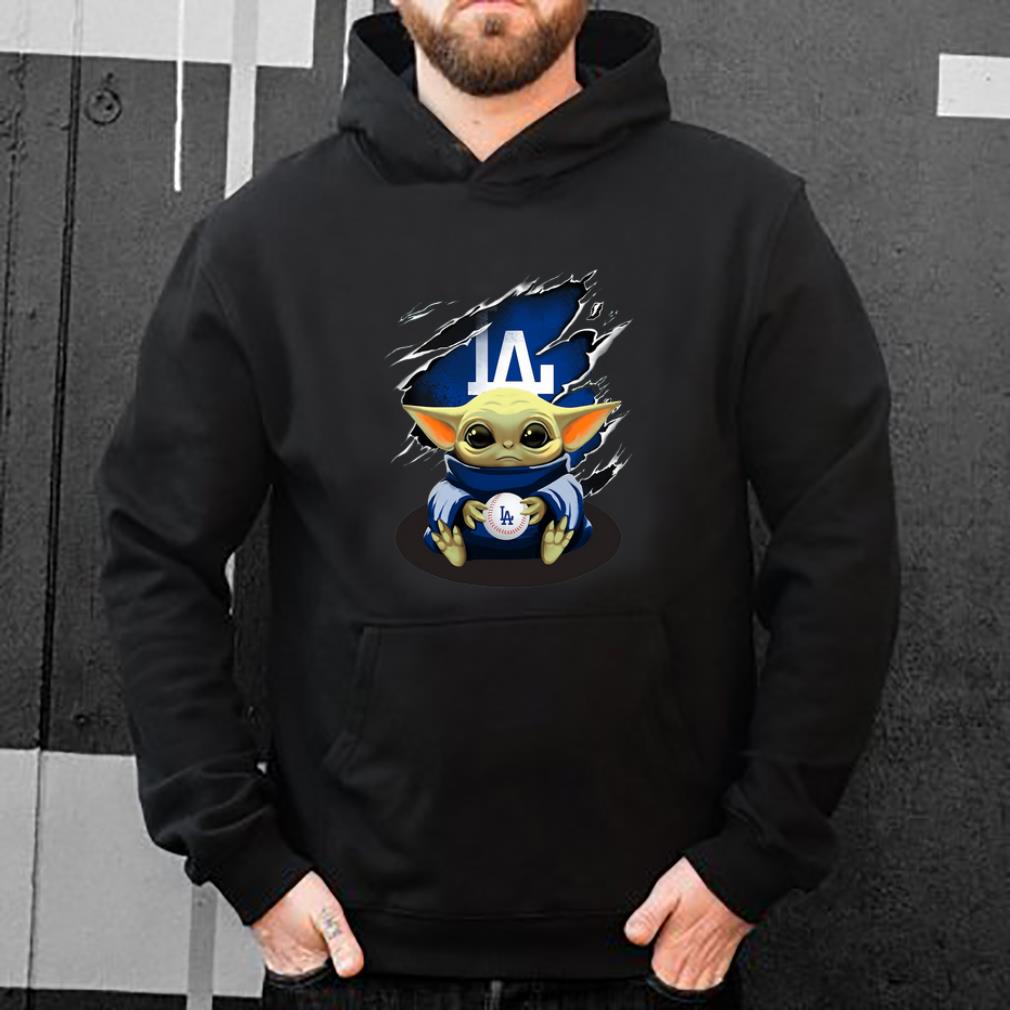 Official Baby Yoda Blood Inside Los Angeles Dodgers shirt 4 - Official Baby Yoda Blood Inside Los Angeles Dodgers shirt