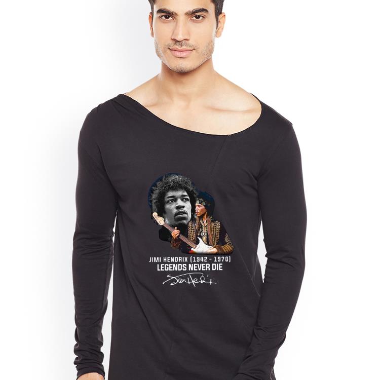 Official Jimi Hendrix 1942 1970 Legends Never Die Signature shirt 4 - Official Jimi Hendrix 1942 1970 Legends Never Die Signature shirt