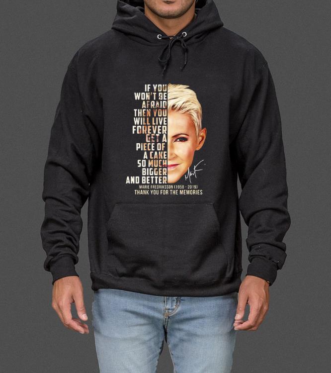 Official Marie Fredriksson 1958 2019 signature thank you for the memories signature shirt 4 - Official Marie Fredriksson 1958-2019 signature thank you for the memories signature shirt