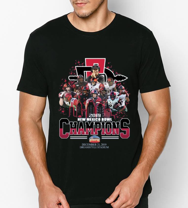 Official San Diego State Aztecs 2019 New Mexico Bowl Champions December 21 2019 Dreamstyle Stadium shirt 4 - Official San Diego State Aztecs 2019 New Mexico Bowl Champions December 21 2019 Dreamstyle Stadium shirt