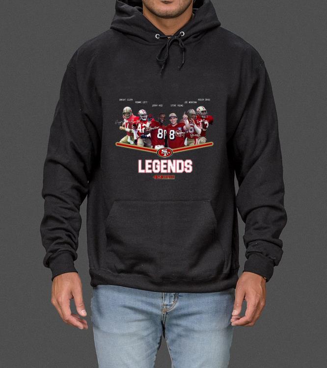 Official San Francisco 49ers Legends Dwight Clark Ronnie LOtt Jerry Rice shirt 4 - Official San Francisco 49ers Legends Dwight Clark Ronnie LOtt Jerry Rice shirt