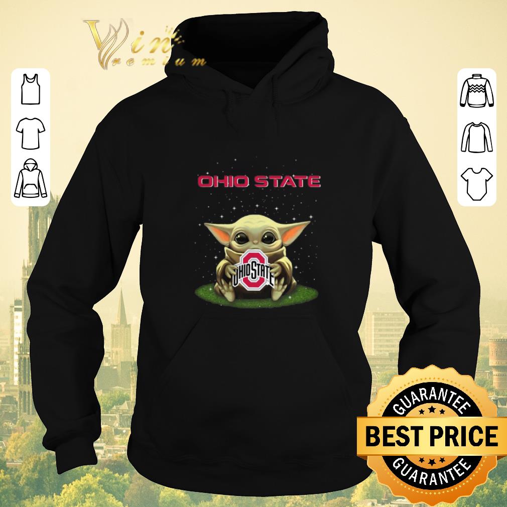 Official The Child Baby Yoda hug Ohio State Buckeyes Star Wars shirt sweater 4 - Official The Child Baby Yoda hug Ohio State Buckeyes Star Wars shirt sweater