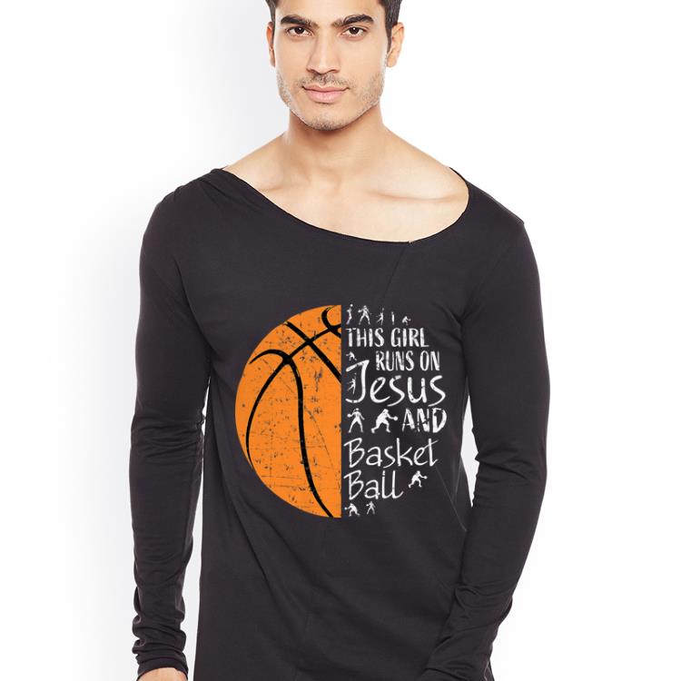 Official This Girl Runs On Jesus And Basketball shirt 4 - Official This Girl Runs On Jesus And Basketball shirt