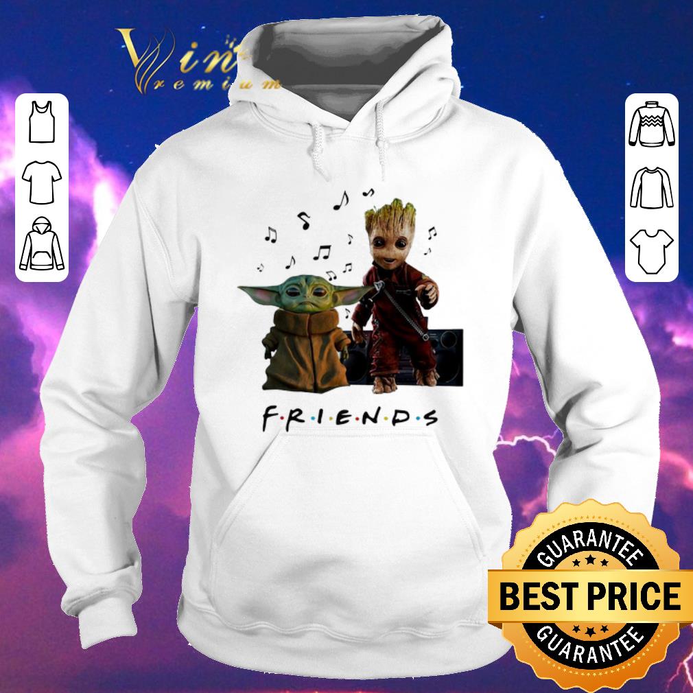 Original Baby Yoda And Baby Groot Friends Music Note shirt sweater 4 - Original Baby Yoda And Baby Groot Friends Music Note shirt sweater