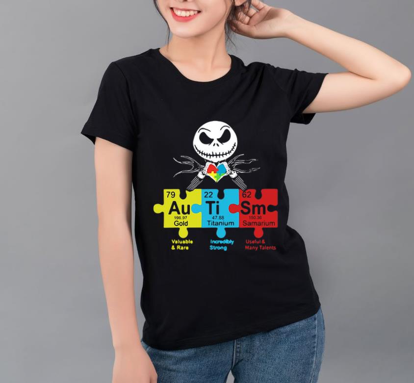 Original Jack Skellington Autism Periodic Table shirt 4 - Original Jack Skellington Autism Periodic Table shirt