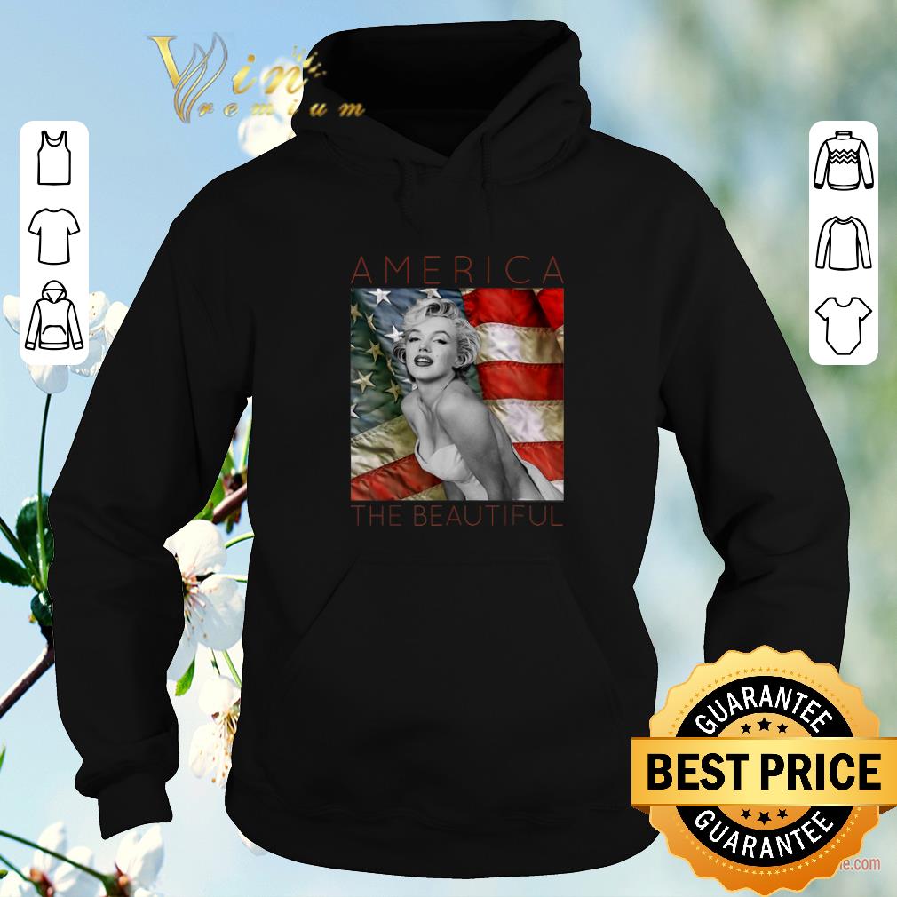 Original Marilyn Monroe America The Beautiful American flag shirt sweater 4 - Original Marilyn Monroe America The Beautiful American flag shirt sweater