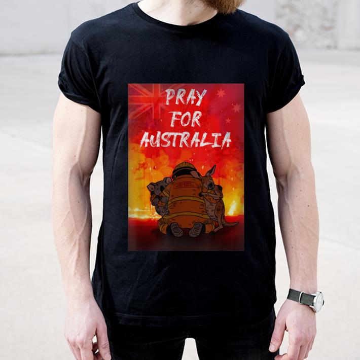 Original Pray For Australia Firefighter Koala And Kangaroo shirt 4 - Original Pray For Australia Firefighter Koala And Kangaroo shirt