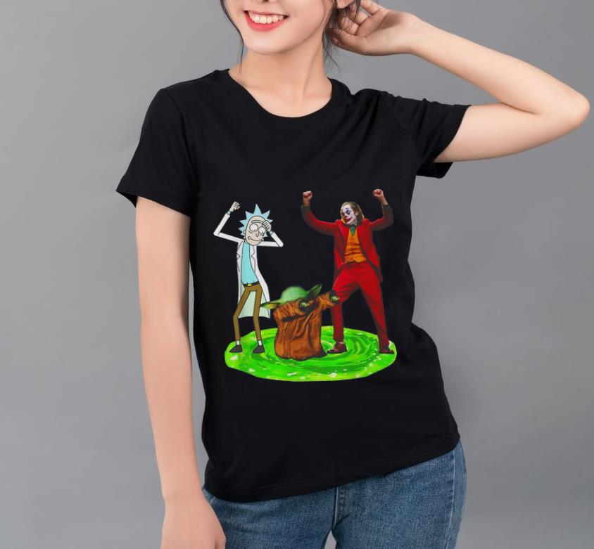 Original Rick Sanchez Baby Yoda And Joker Dance shirt 4 - Original Rick Sanchez Baby Yoda And Joker Dance shirt