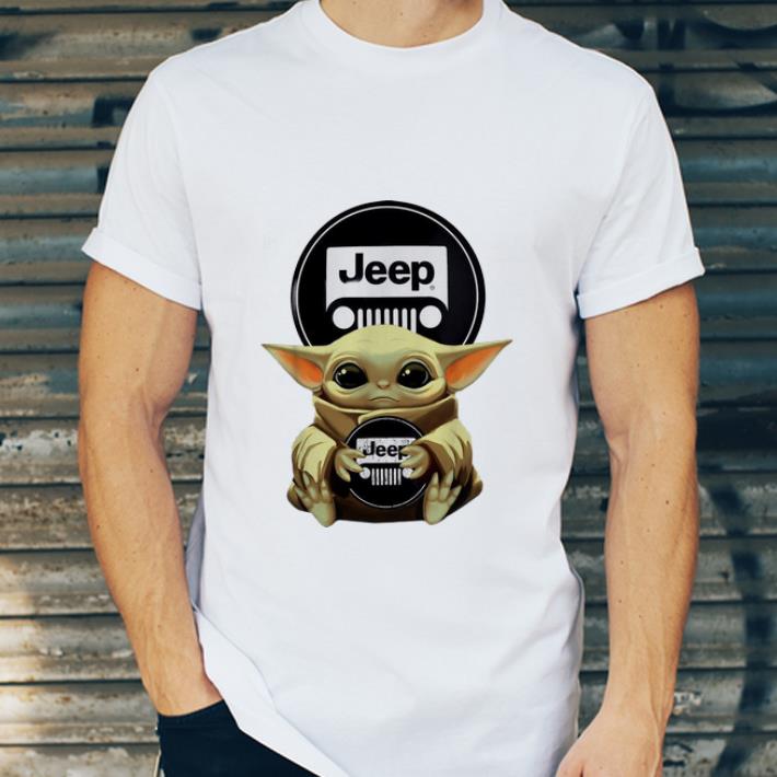 Original Star Wars Baby Yoda Hug Jeep shirt 4 - Original Star Wars Baby Yoda Hug Jeep shirt