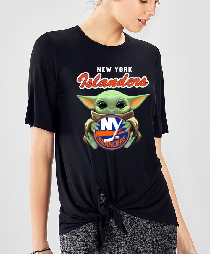 Original Star Wars Baby Yoda Hug New York Islanders shirt 4 - Original Star Wars Baby Yoda Hug New York Islanders shirt