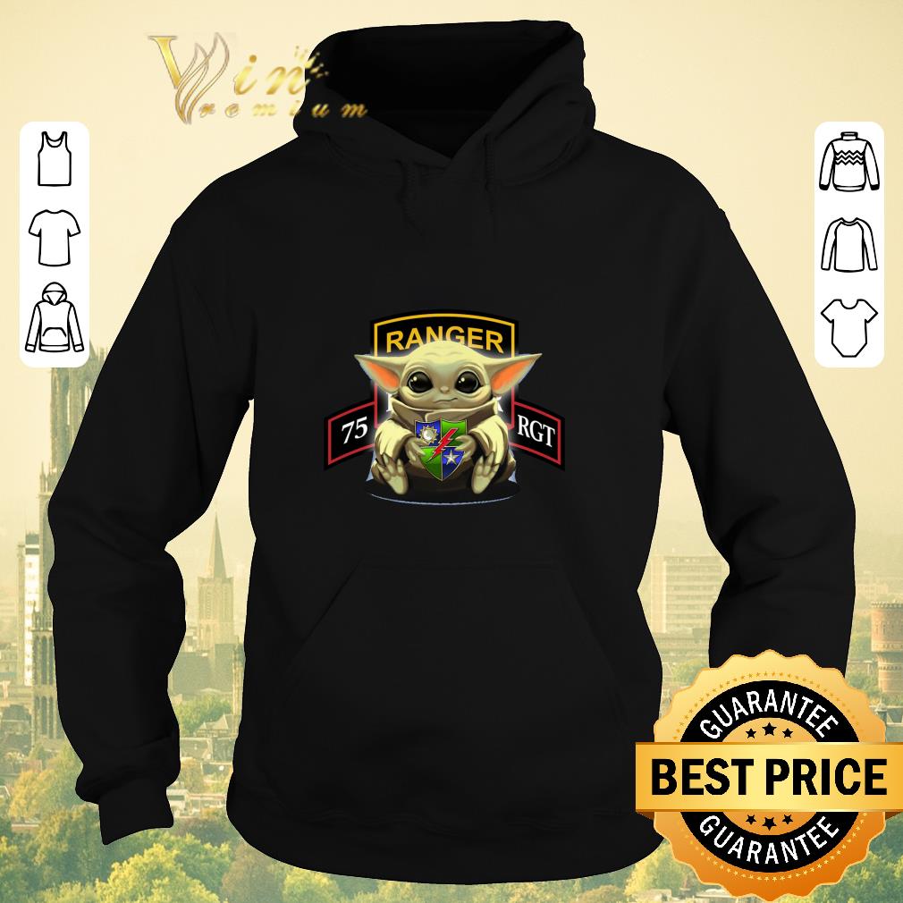 Premium Baby Yoda Hug 75th Ranger Regiment shirt sweater 4 - Premium Baby Yoda Hug 75th Ranger Regiment shirt sweater